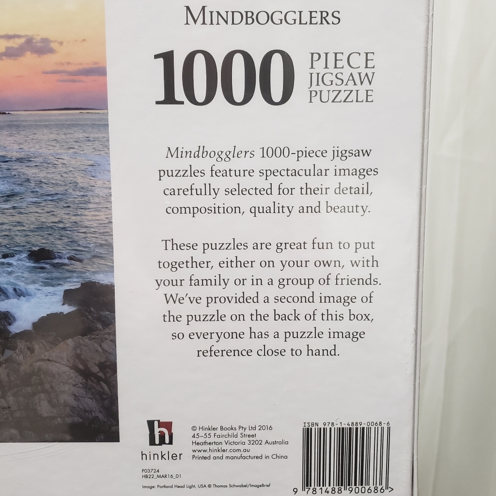 NIB, Sealed, 1000 Pc Mindbogglers Jigsaw Puzzle - Picture 6 of 10